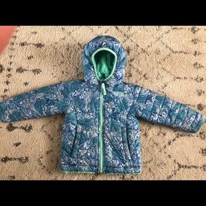 North face 2T reversible coat